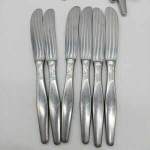 Rostfrei Remanit Dinner Knives 8" Lot Of 6